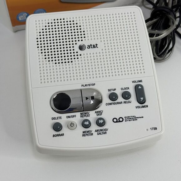 AT&T 1739 Digital Answering Machine System - working condition. - Picture 2 of 6